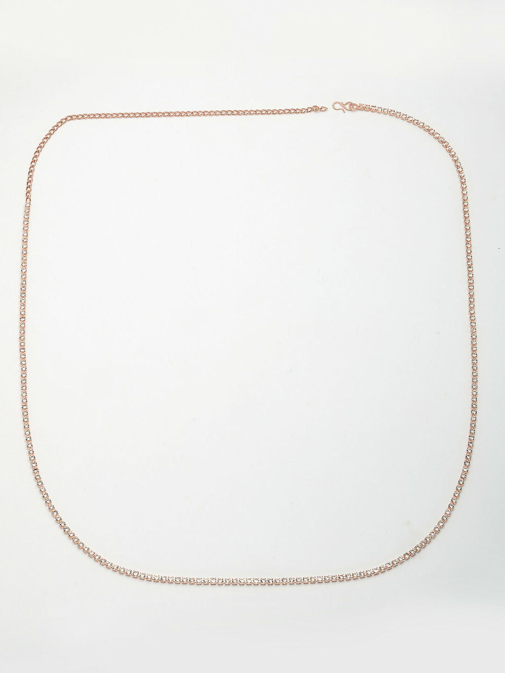 NVR Women's Rose Gold-Polished AD-Studded Kamarbandh Waist Chain | Grocsy