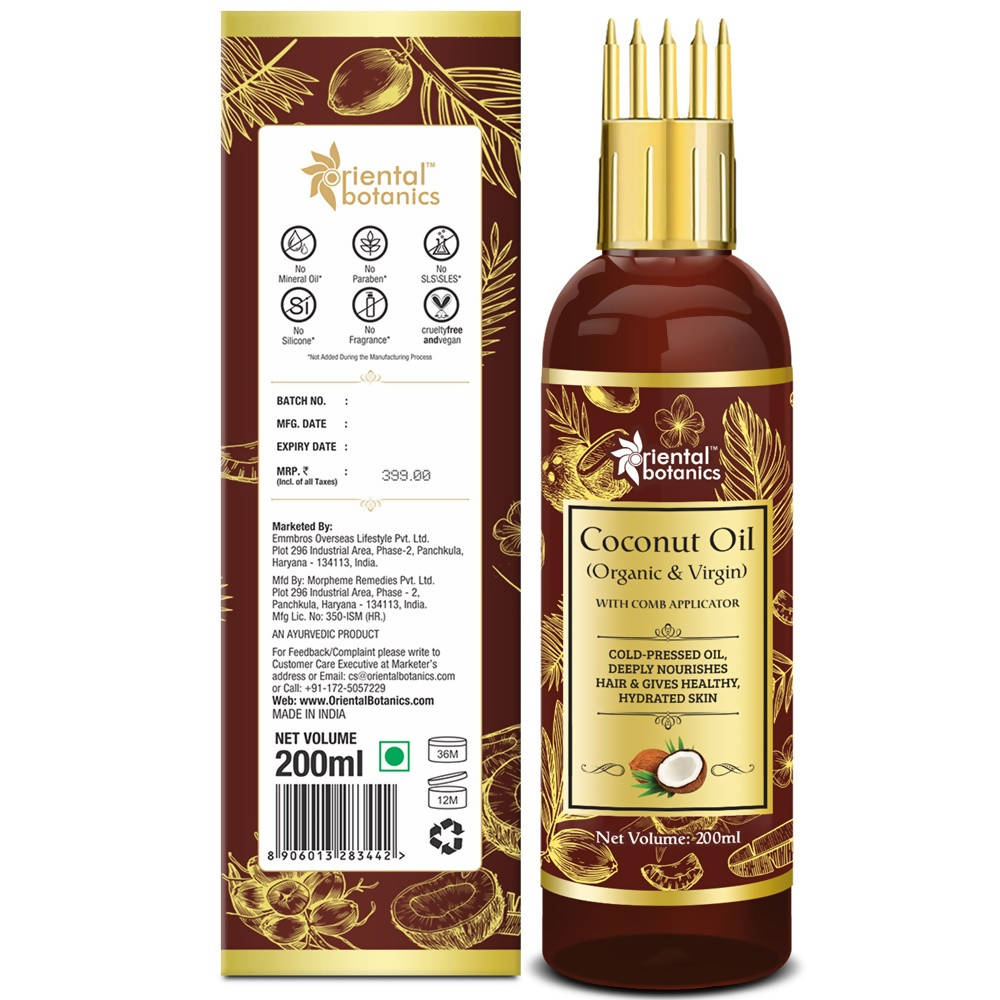 Oriental Botanics Coconut Oil (Organic & Virgin) | Grocsy