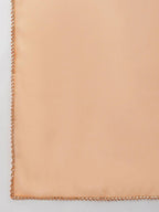 Janasya Women Peach-Coloured Flared Sleeves Georgette Anarkali Kurta | Grocsy