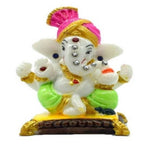 Puja N Pujari Lord Pagadi Ganesh Idol For Home Decor | Grocsy