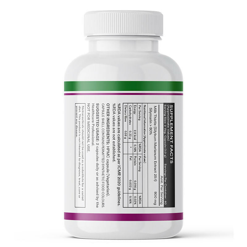 Inlife Milk Thistle Extract 800mg Capsules | Grocsy