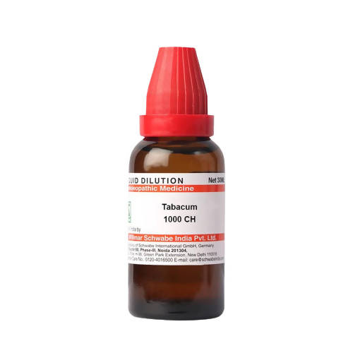 Dr. Willmar Schwabe India Tabacum Dilution | Grocsy