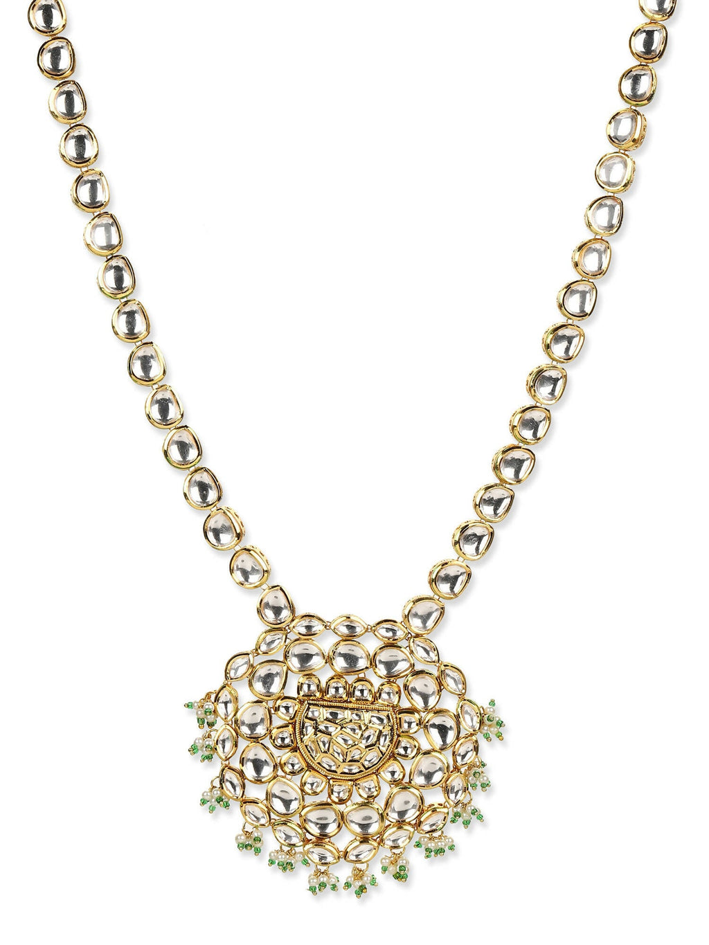 Women's Gold-Polished Necklace - Ruby Raang | Grocsy