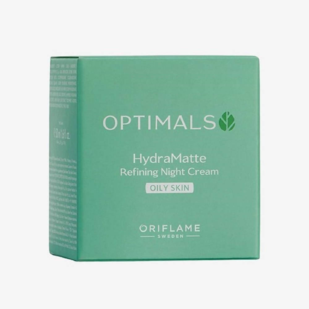 Oriflame Optimals Hydra Matte Refining Night Cream Oily Skin | Grocsy