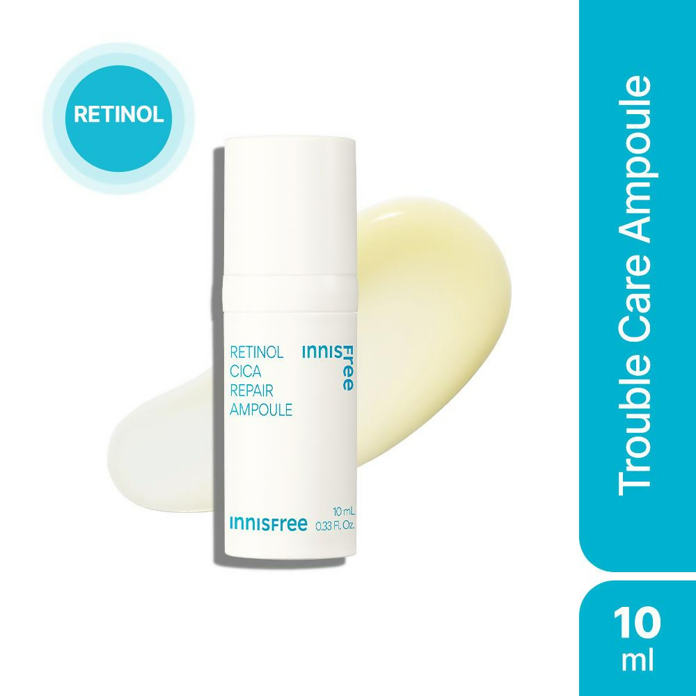 Innisfree 0.15% Retinol Cica Ampoule Daily Care For Pores, Dead Skin, Anti-Aging - Beginner-Friendly | Grocsy
