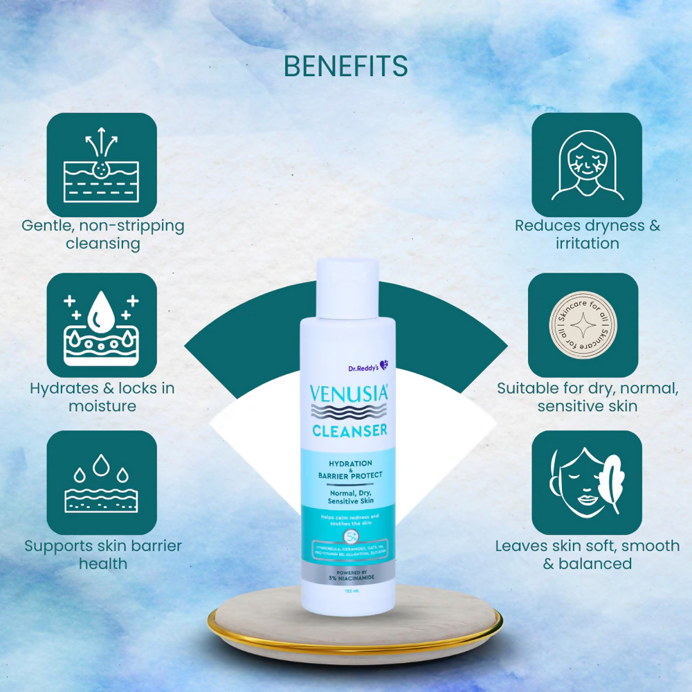 Dr. Reddy's Venusia Hydration & Barrier Protect Cleanser | Grocsy