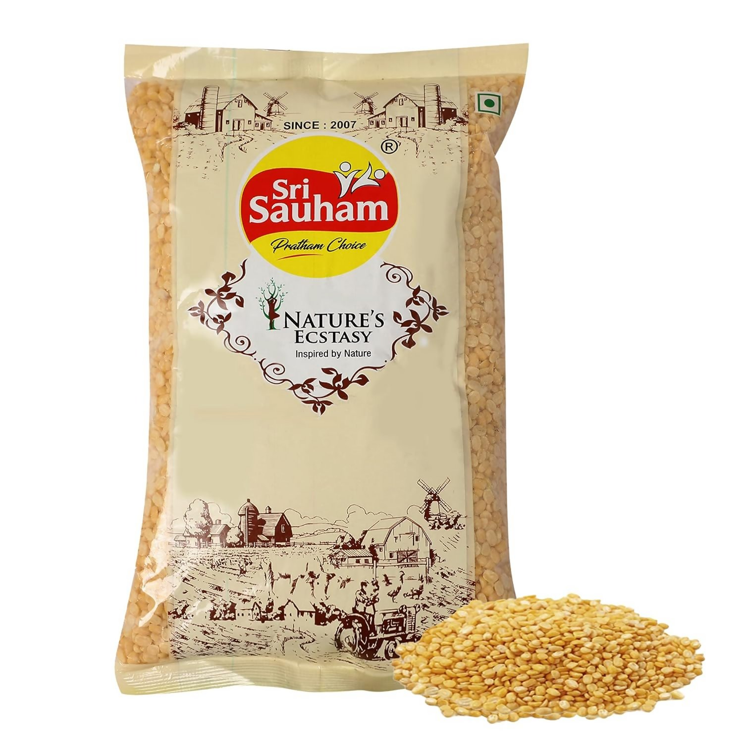 Sri Sauham Premium Moong Dhuli Dal | Grocsy