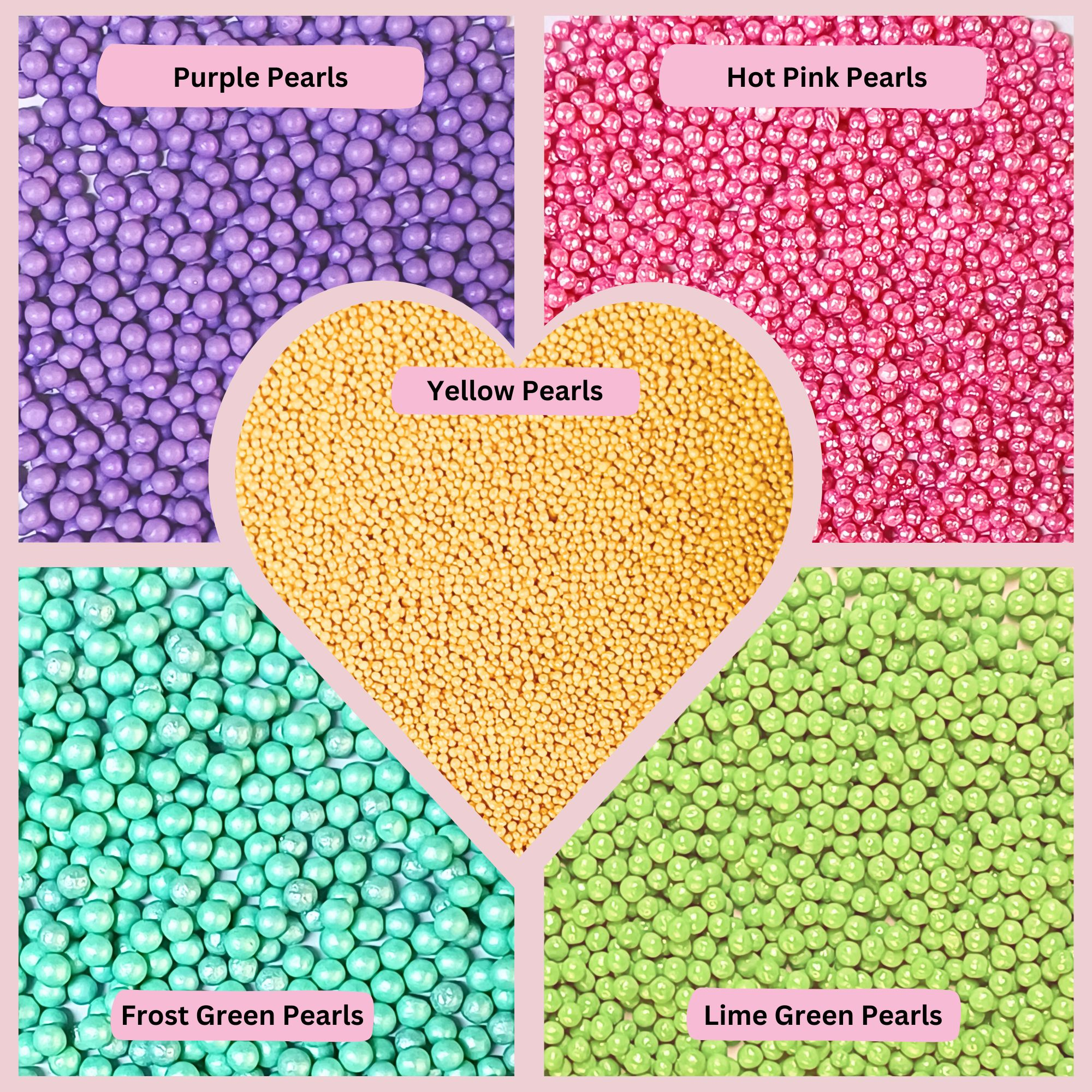 Confect Tropical Summer Disco Balls Assorted Sprinkles (DB-05) | Grocsy