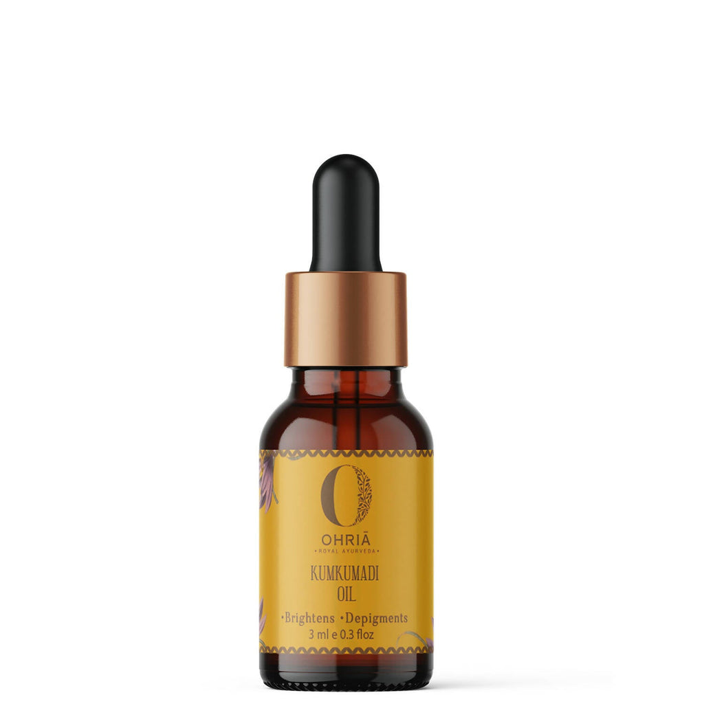 Ohria Ayurveda Kumkumadi Skin Brightening Elixir Oil | Grocsy