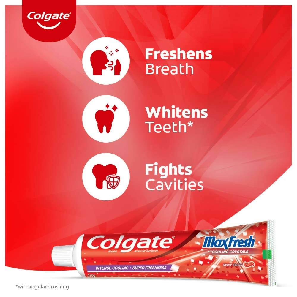 Colgate MaxFresh Anticavity Toothpaste Gel | Grocsy