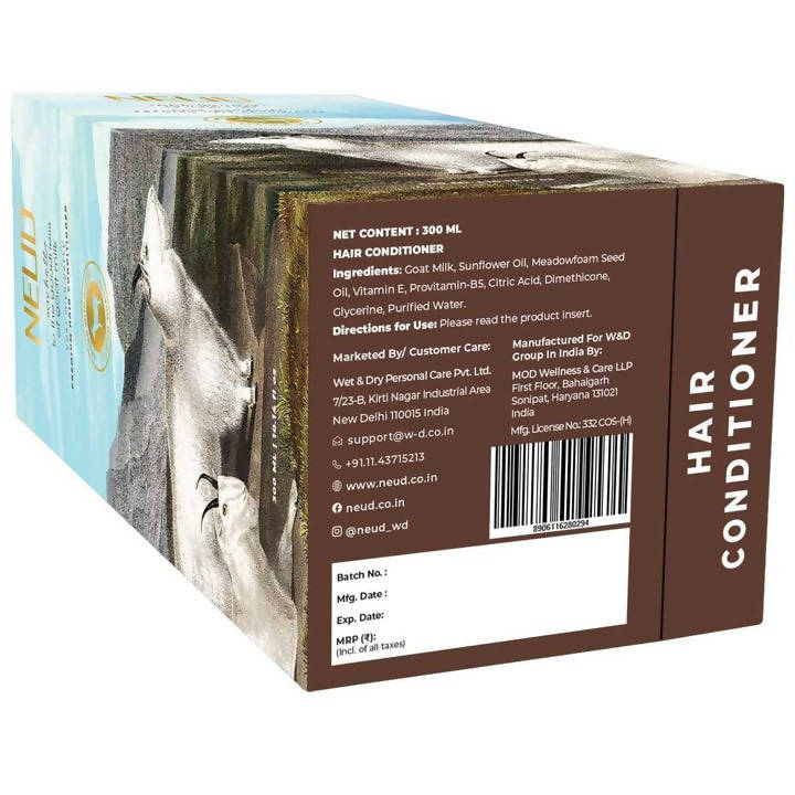 Neud Goat Milk Based Premium Hair Conditioner | Grocsy
