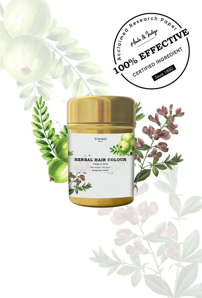 Tjori Herbal Hair Color Burgundy | Grocsy