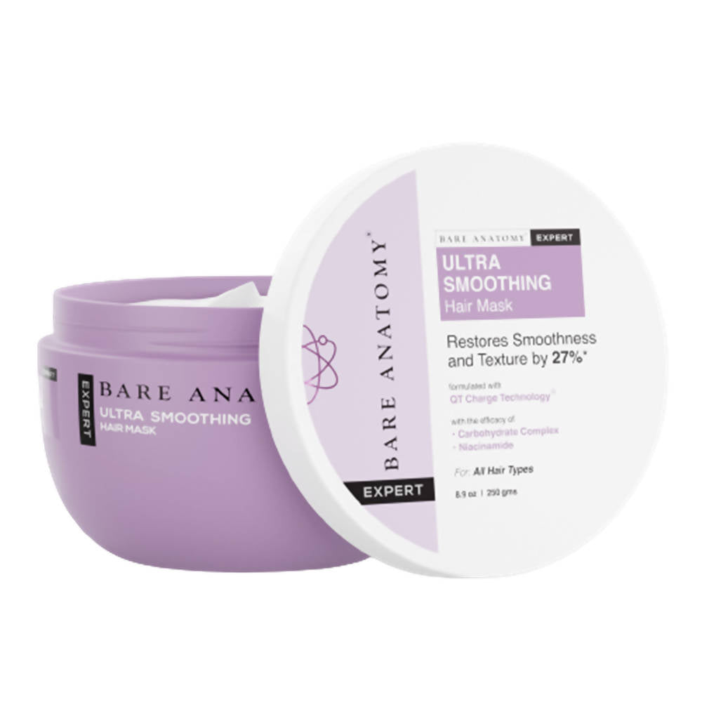 Bare Anatomy Expert Ultra Smoothing Hair Mask, Restores Smoothness | Grocsy