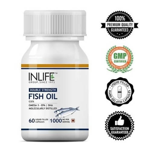 Inlife Fish Oil Double Strength Capsules | Grocsy