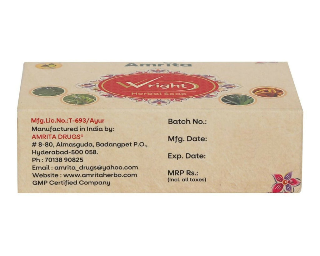 Amrita Wright Herbal Soap | Grocsy