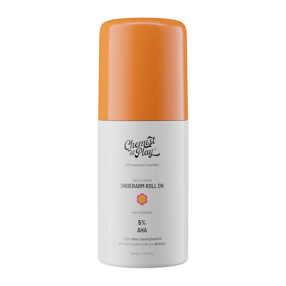 Chemist At Play Neck, Knee & Elbow Brightening + Peach Under-Arm Roll-On Combo | Grocsy