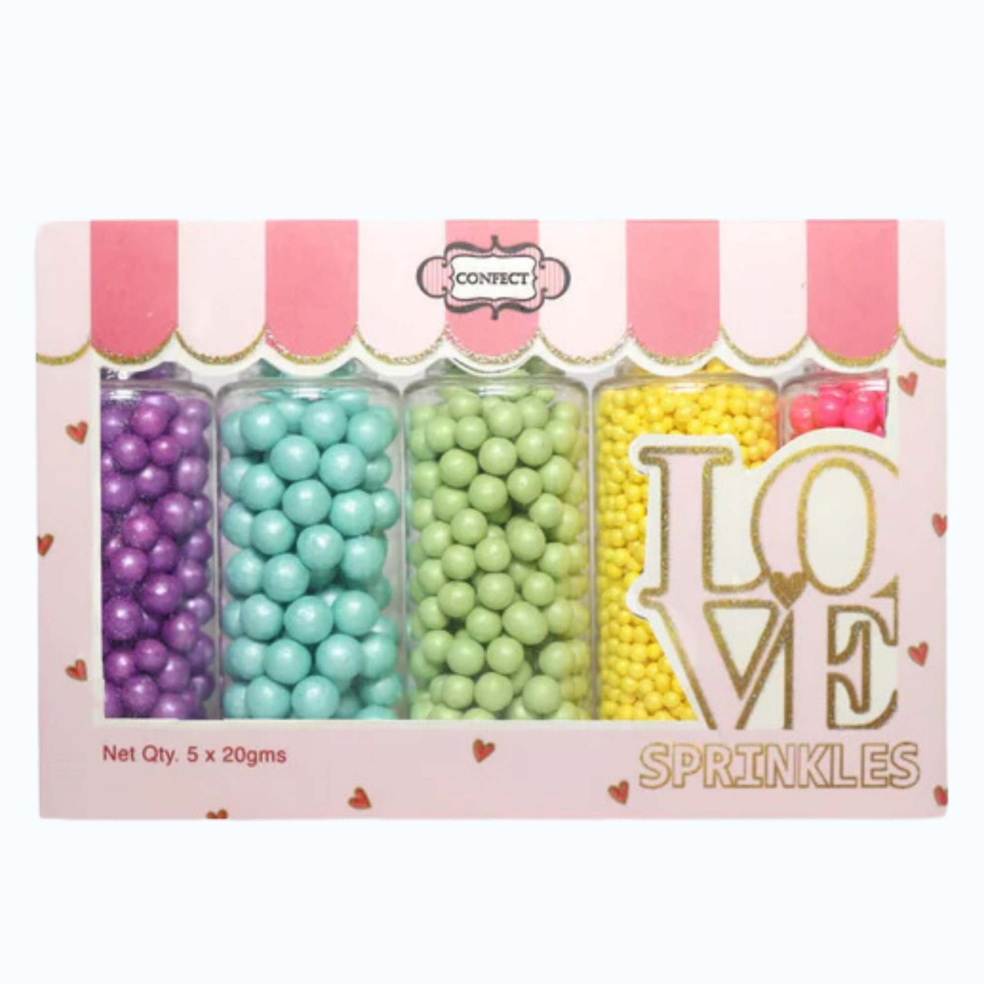 Confect Tropical Summer Disco Balls Assorted Sprinkles (DB-05) | Grocsy