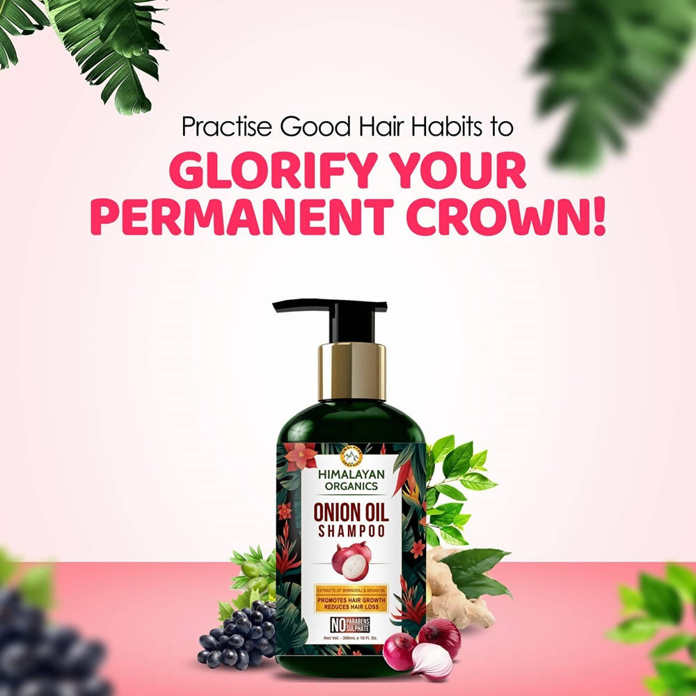 Himalayan Organics Onion Oil Shampoo | Grocsy