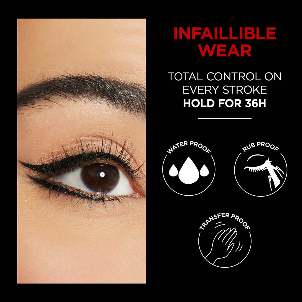 L'Oreal Paris Infaillible Grip Micro Fine Liner - 01 Obsidian Black | Grocsy