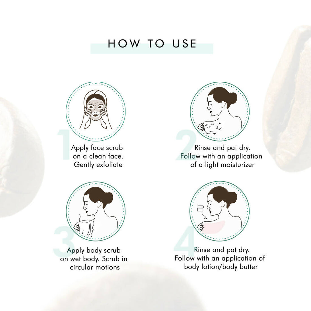 mCaffeine Exfoliation & Tan Removal Combo | Grocsy