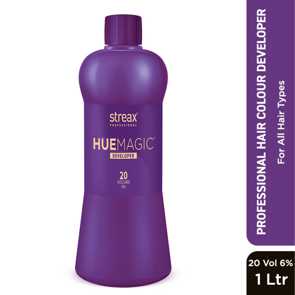 Streax Professional Hue Magic Developer For Hair Colour - 20 Volume 6% | Grocsy