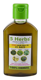 Anwita Herbal 5 Herbs Family Hair Oil | Grocsy