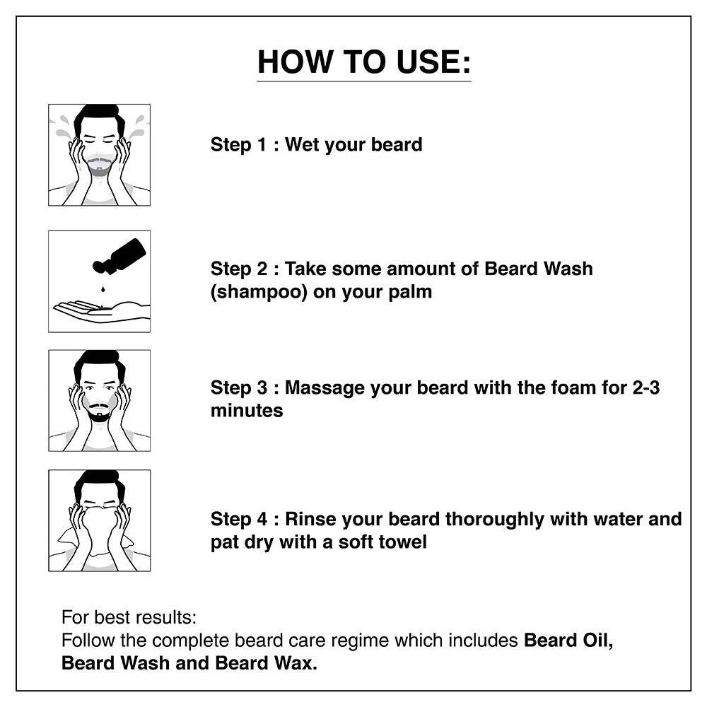 The Man Company Beard Wash With Almond & Thyme | Grocsy