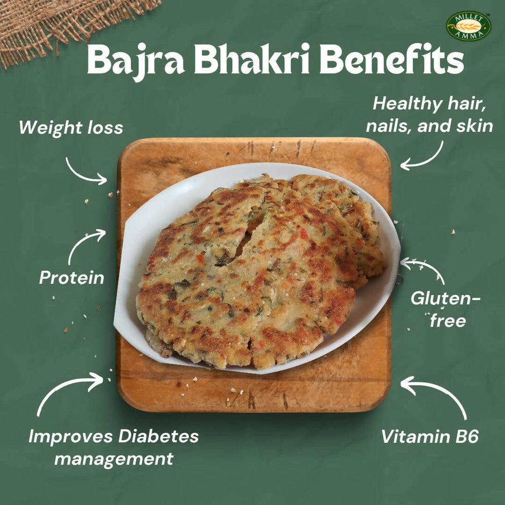 Millet Amma Baked Bajra Methi Bhakhri | Grocsy