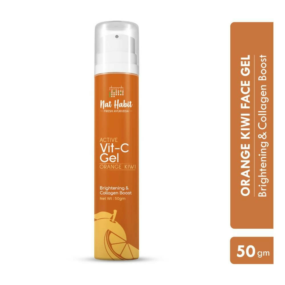 Nat Habit Active Orange Kiwi Vit-C Face Gel | Grocsy