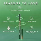 Blue Heaven Holographic, Smudge Proof & Waterproof Eyeliner - Emerald Affair | Grocsy