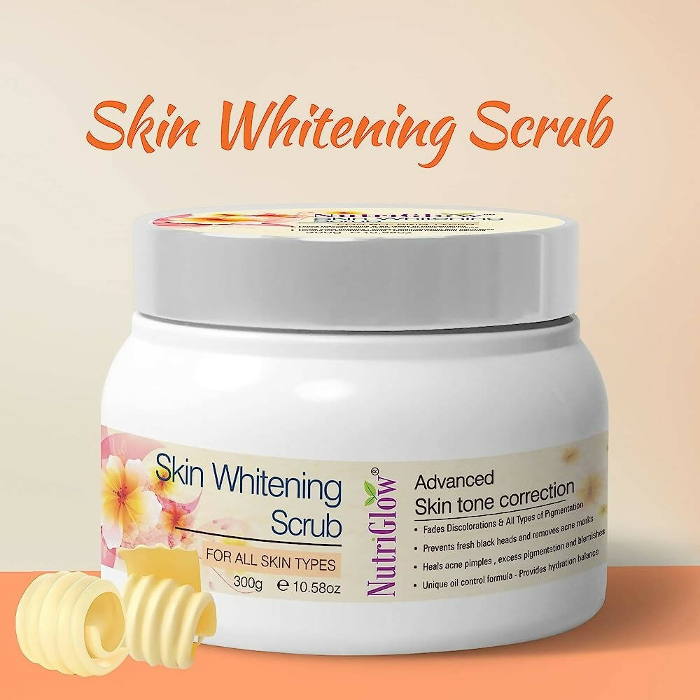 NutriGlow Skin Whitening Face Scrub | Grocsy