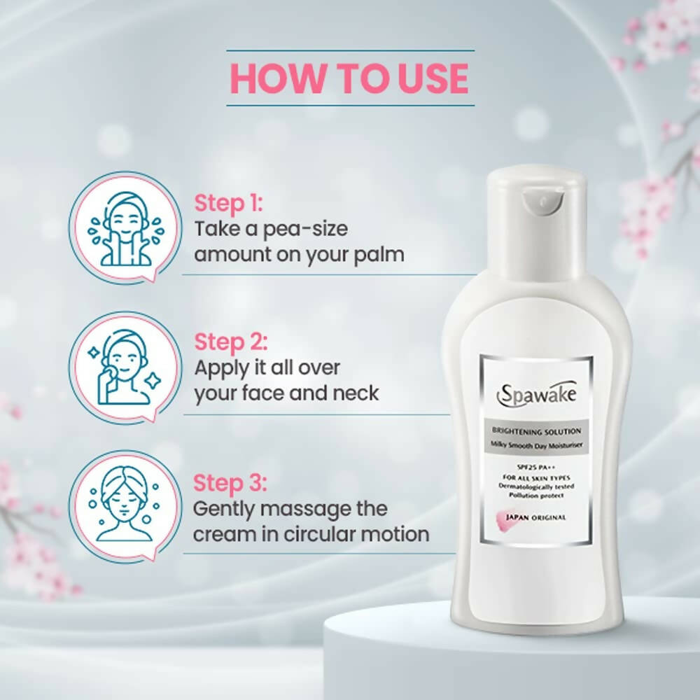 Spawake Brightening Solution Milky Smooth Day Moisturiser | Grocsy
