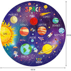 Webby Amazing Outer Space Solar System 60 Pieces Jigsaw Floor Puzzle | Grocsy