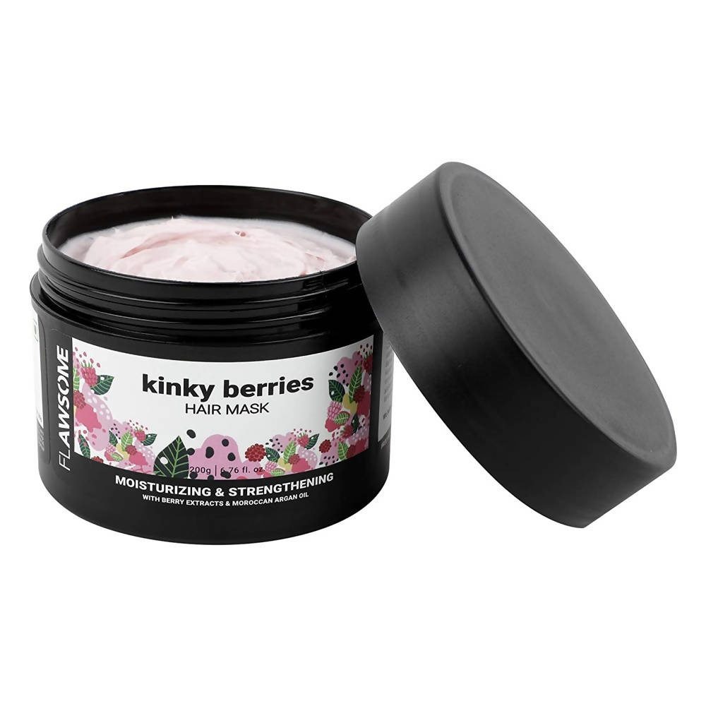 Flawsome Kinky Berries Moisturizing & Strengthening Hair Mask | Grocsy