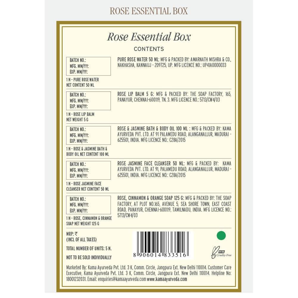 Kama Ayurveda Rose Essential Gift Box | Grocsy
