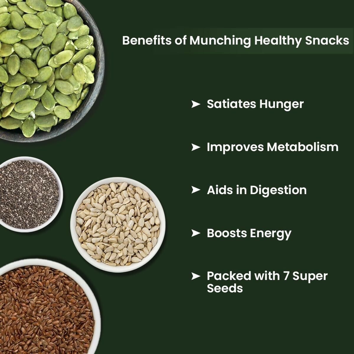 Sorich Organics Pudina 7-in-1 Seeds Cracker | Grocsy