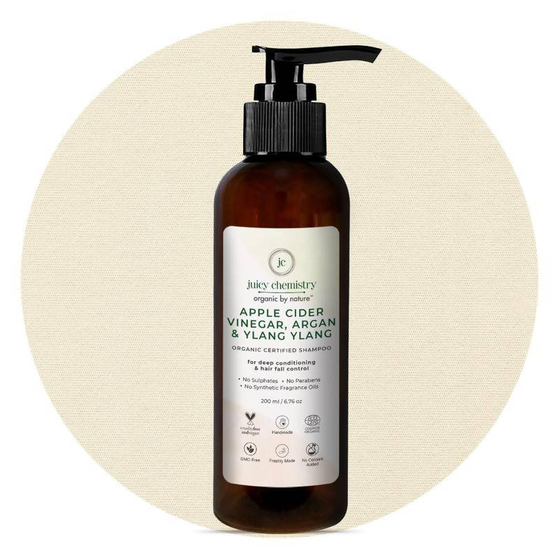Juicy Chemistry Apple Cider Vinegar, Argan & Ylang Ylang Shampoo | Grocsy