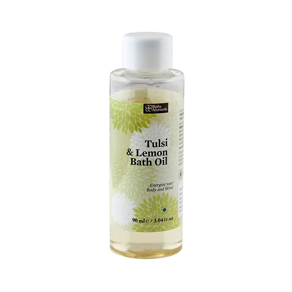 Bipha Ayurveda Tulsi & Lemon Bath Oil | Grocsy