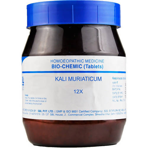 SBL Homeopathy Kali Muriaticum Biochemic Tablets | Grocsy