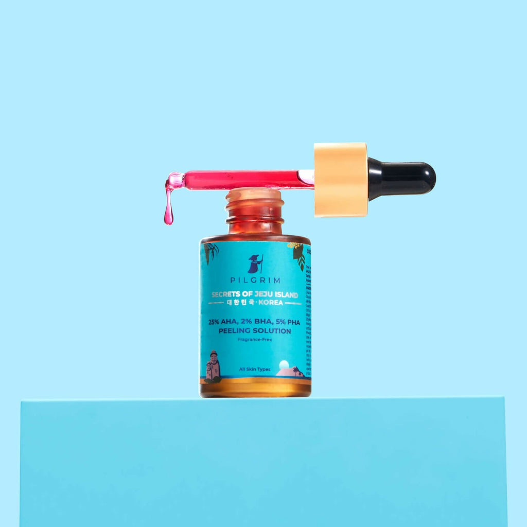 Pilgrim 25% AHA, 2% BHA, 5% PHA Peeling Solution | Grocsy