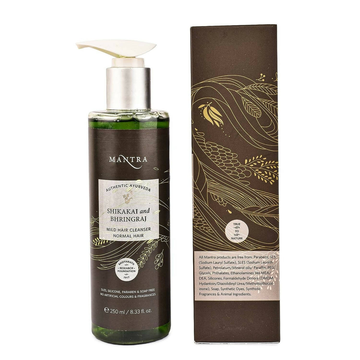 Mantra Herbal Shikakai and Bhringraj Mild Hair Cleanser For Normal Hair | Grocsy