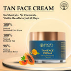 Ivory Natural Tan Face Cream For Sun Tan Protection | Grocsy