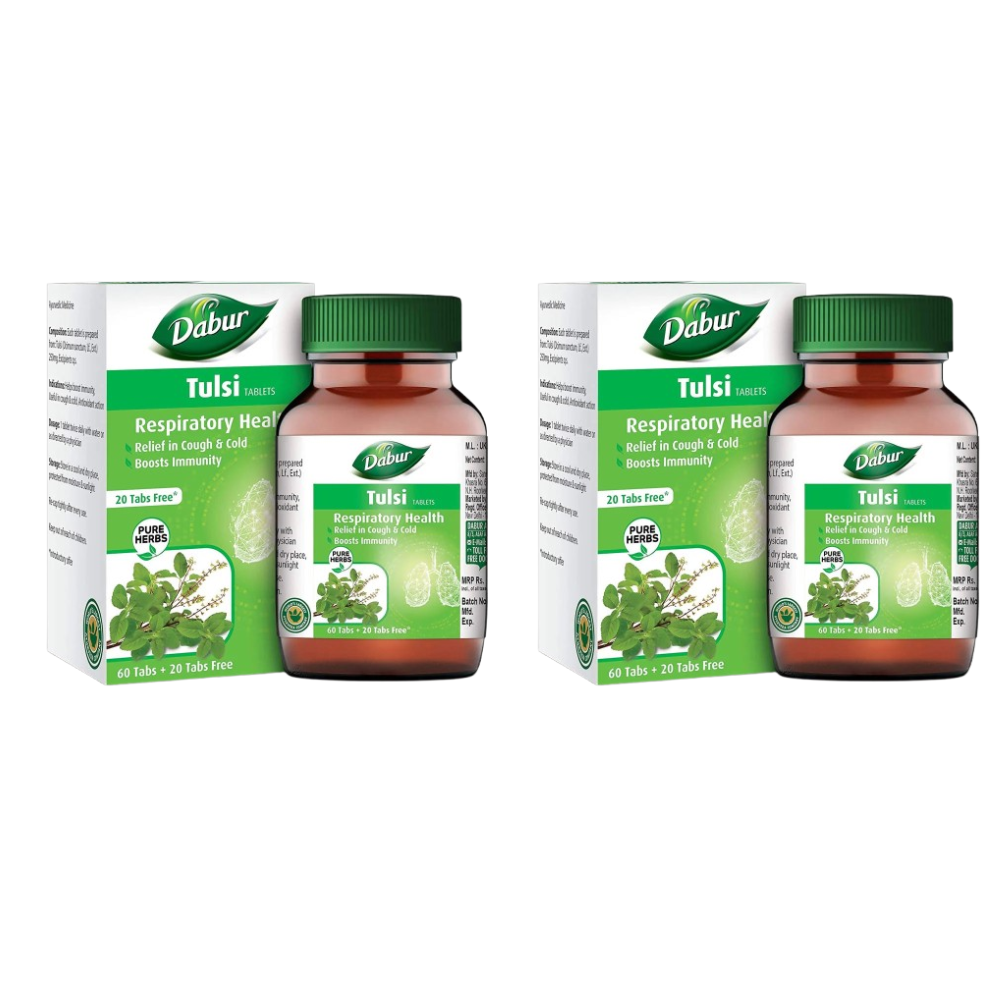 Dabur Tulsi Tablets Respiratory Health | Grocsy