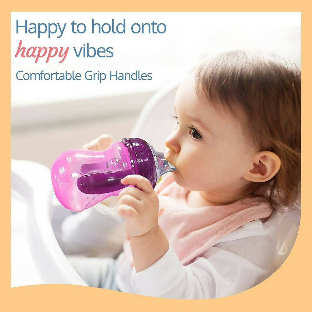LuvLap Moby Little Spout Sipper for 6m+ (Purple) | Grocsy