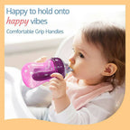 LuvLap Moby Little Spout Sipper for 6m+ (Purple) | Grocsy