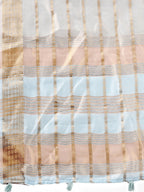 Shree Shyam Fashion Organza Sky Blue Saree | Grocsy