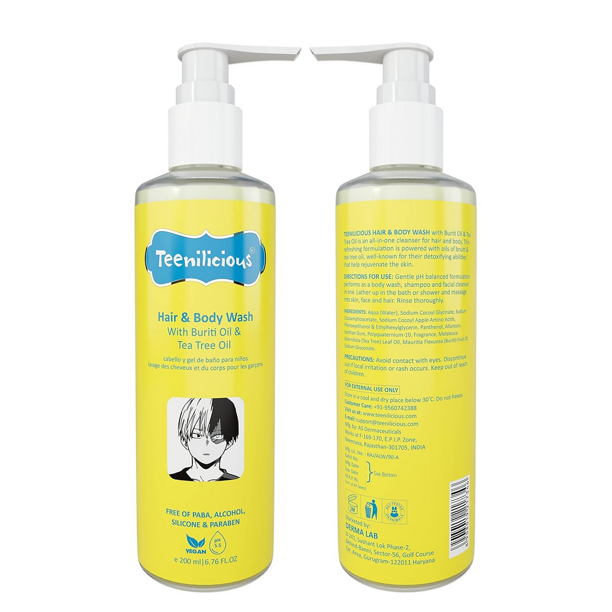 Teenilicious Hair & Body Wash With Buriti Oil & Tea Tree Oil | Grocsy