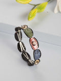 Priyaasi Designer Partywear Multi Colour Elastic Bracelet For Girls & Women - Noz2Toz