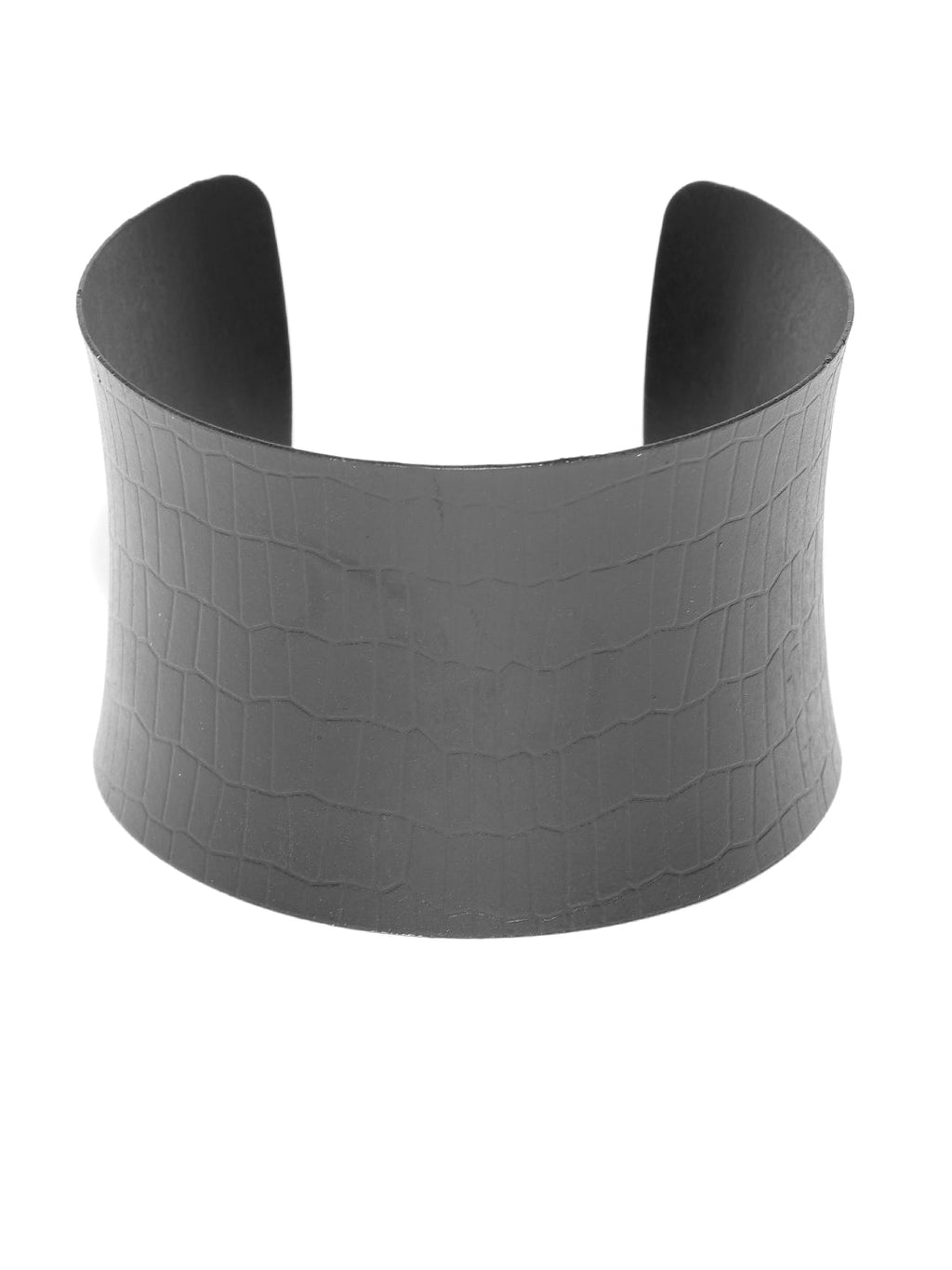 Priyaasi Stylish Black Carved Hand Cuff Bracelet For Girls & Women - Swadesiicart