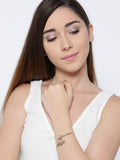 Priyaasi Gold-Polished Cuff Bracelet For Girls & Women - Noz2Toz